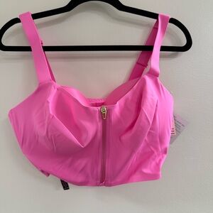 Victoria's Secret Bright Pink Zip-Front Bra